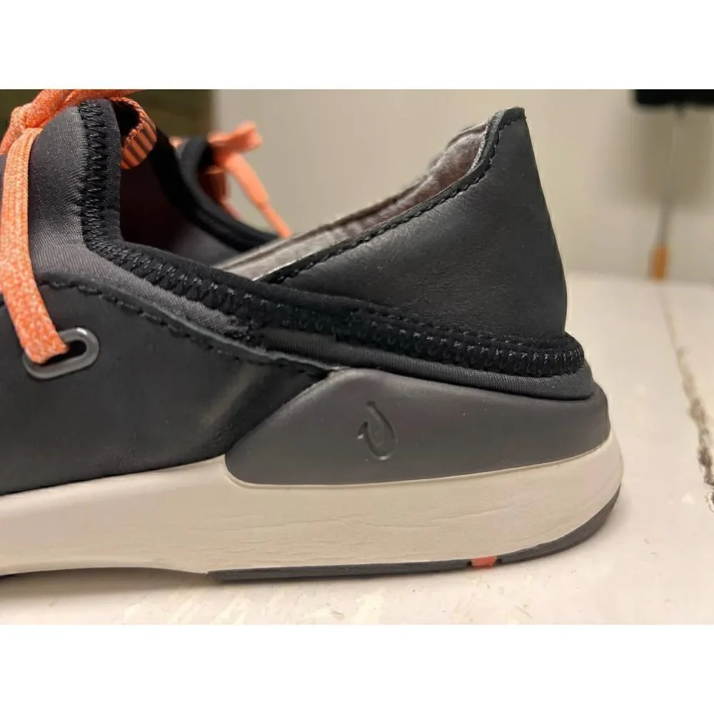 OluKai Women’s Miki Li’ Pavement/Black Quick-Drying Outdoor Shoes Size 11